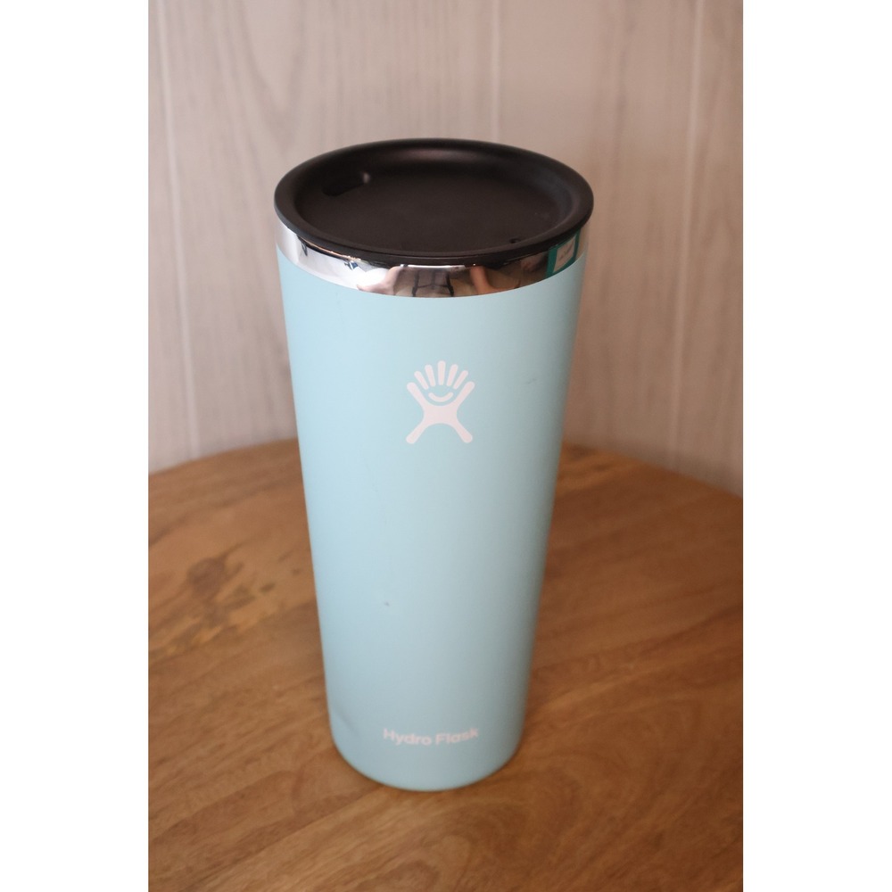 Hydro Flask 32 oz Insulated Tumbler Teal Blue Stainless Steel Travel Cup Lid - Picture 2 of 4